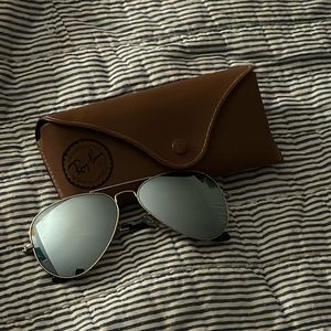 RayBans aviator polarized shades